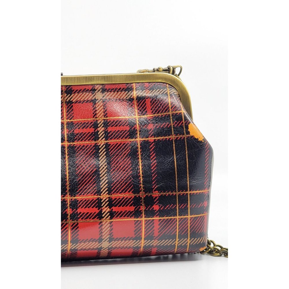 NWD Patricia Nash Red Tartan Potenaz Clutch - Picture 5 of 8